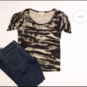 Michael Kors top with ruched shoulders!